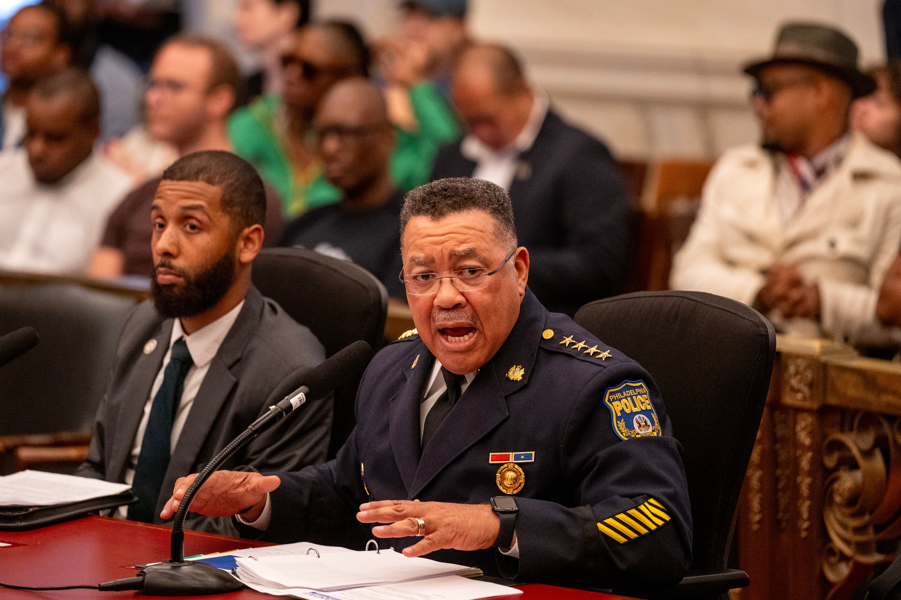 Philly City Council grilled Police Commissioner Kevin Bethel over officers’ Pride response as LGBTQ advocates demanded accountability