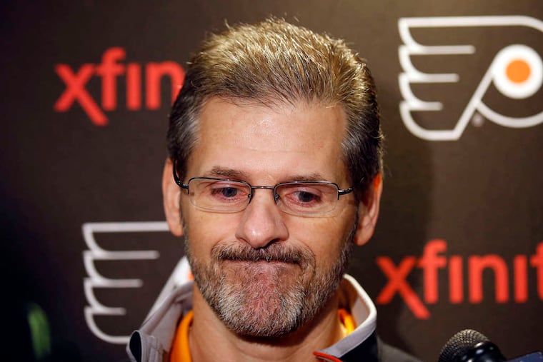 Ron Hextall was the GM of the Flyers between 2014-18.
