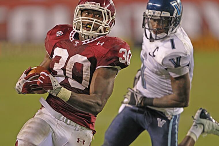 Temple currently has an edge on Villanova in the eyes of those watching Big East realignment. (Michael Bryant/Staff file photo)