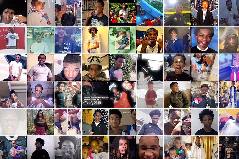 The PhillyAngelsss Instagram account honors the memory of young Philadelphians killed in shootings. Kameenah Bronzell started the page and runs it on her own.