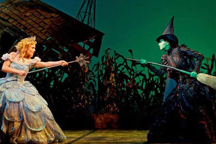 The Broadway musical "Wicked" runs through Aug. 4 at the Academy of Music.