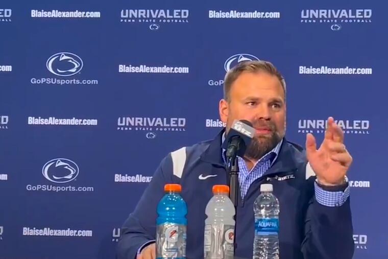 Penn State's new offensive coordinator Andy Kotelnicki described his explosive offense to a Dairy Queen Blizzard during the Nittany Lions media day ahead of the Peach Bowl on Friday.