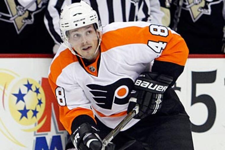 Flyers center Danny Briere was the 12th overall selection in the NHL all-star draft. (Keith Srakocic/AP file photo)