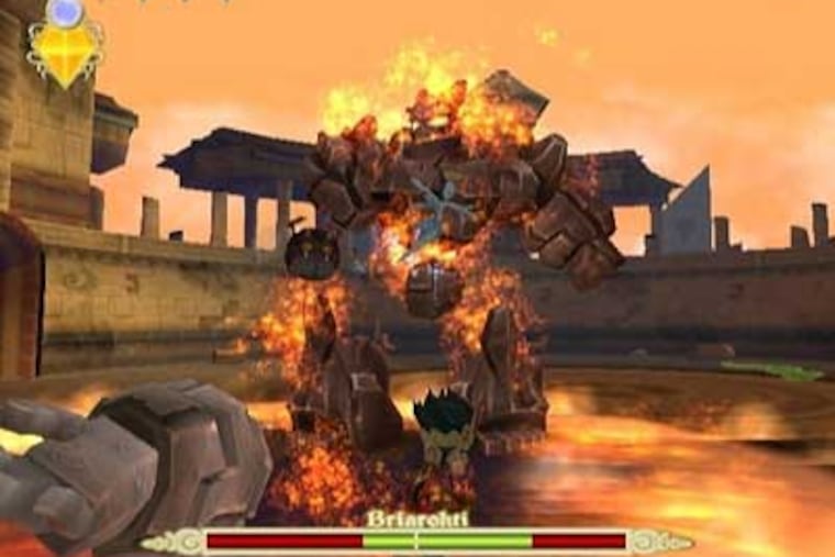 In SPRay, gamers play as a character with a devilish side and an angelic side.