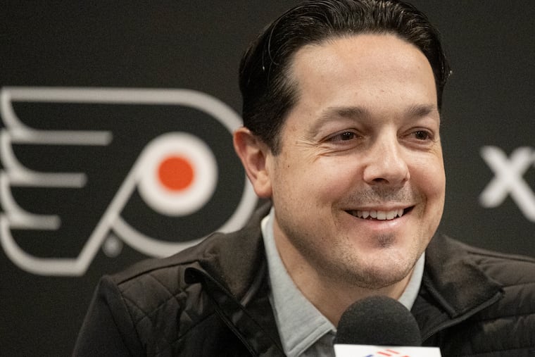 Flyers general manager Danny Brière says the team's success this season won't lead him to panic buy this summer.
