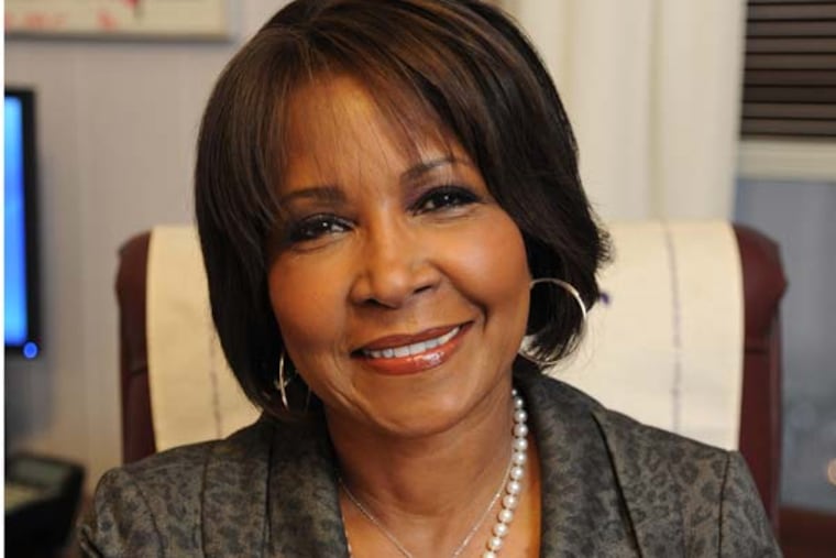 Councilwoman Blondell Reynolds Brown in her City Hall office Feb. 5, 2013. (Clem Murray / Staff Photographer)
