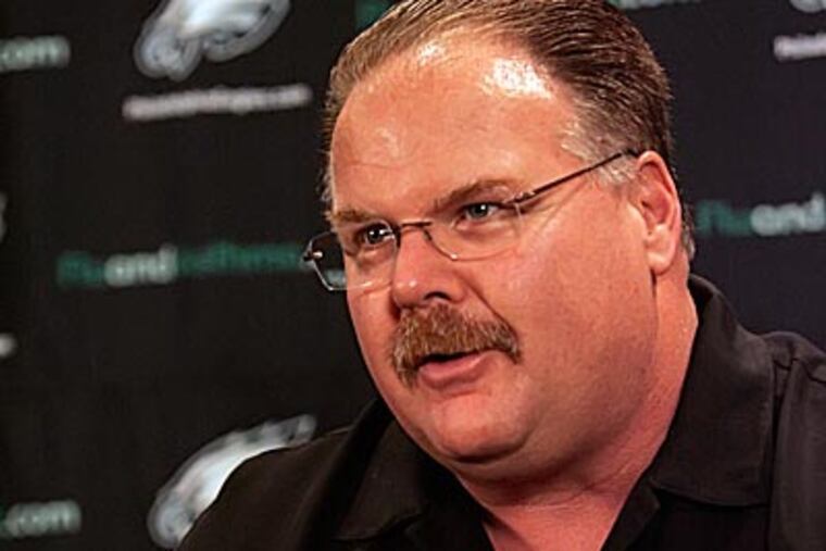 Andy Reid has taken the Eagles to five NFC Championship games in his tenure as head coach. (Michael Bryant / Staff File Photo)