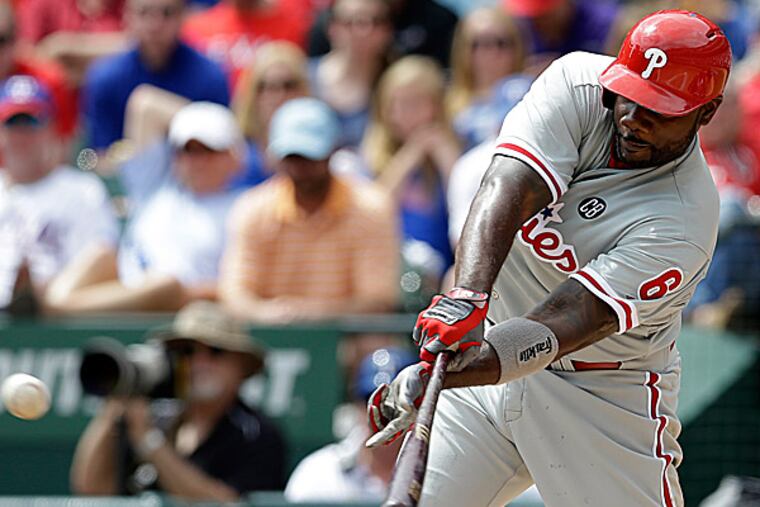 Phillies first baseman Ryan Howard. (Tony Gutierrez/AP)