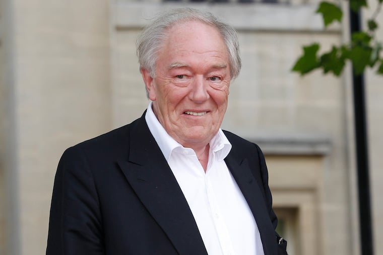 British actor Michael Gambon arrives in Trafalgar Square, in central London, for the world premiere of "Harry Potter and The Deathly Hallows: Part 2," the last film in the series in 2011.
