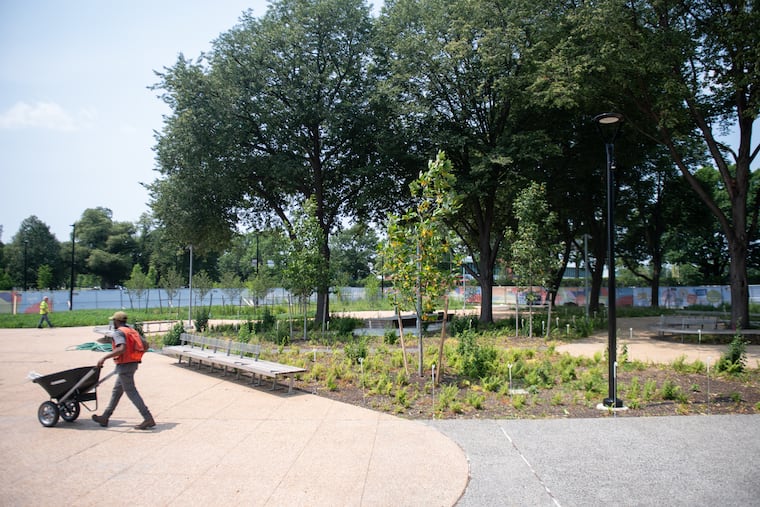 The Gateway Plaza in FDR Park in South Philadelphia is pictured in June 2025.