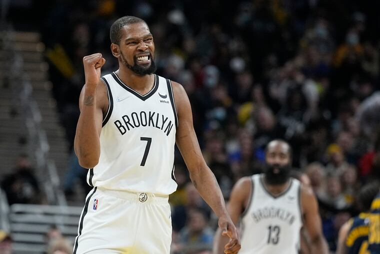Washington-born Kevin Durant of the Brooklyn Nets is slated to coach Saturday night at the Brotherly Love Showcase Game in Wilmington.