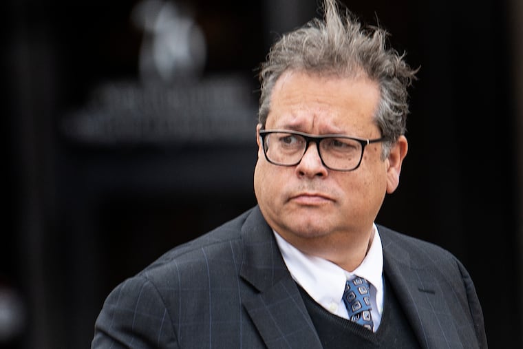 Ken Smukler leaves the federal courthouse in Philadelphia in 2018.
