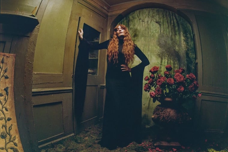 Florence Welch of Florence and the Machine play Xfinity Mobile Arena on April 25.