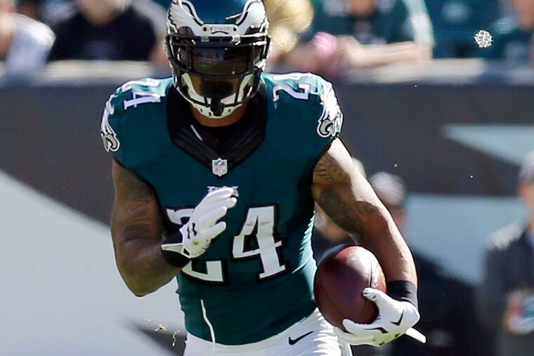 Ryan Mathews runs with the football against the New Orleans Saints.