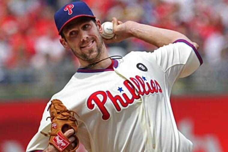 Cliff Lee faces his former team, the Texas Rangers, on Saturday night. (Michael Bryant/Staff Photographer)