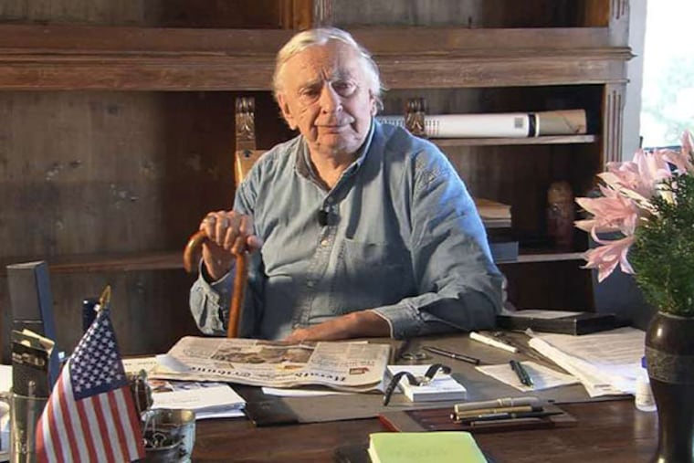Gore Vidal in a scene from Nicholas D. Wrathall's documentary "Gore Vidal: The United States of Amnesia." (courtesy photo)