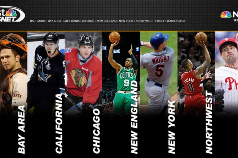 A page on the Comcast SportsNet website shows the various regional markets that the cable giant covers - which until Monday included the CSN Houston operation.