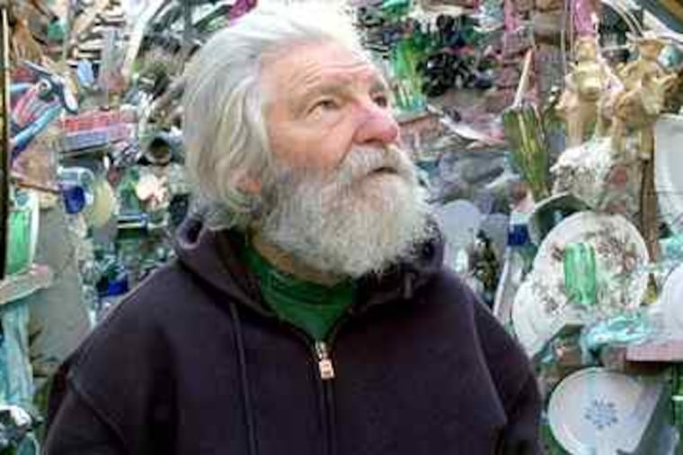Philadelphia mosaic artist Isaiah Zagar.