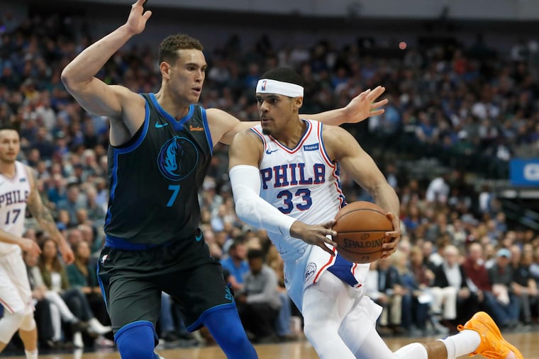 Tobias Harris scored 25 points Monday, but it failed to help the Sixers keep up in a 122-102 loss to Dallas.
