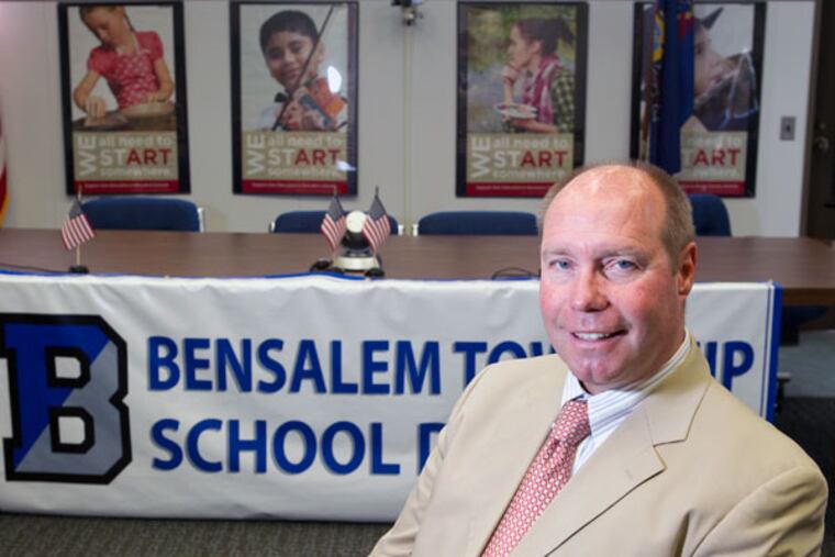 Dr. Samuel Lee, superintendent for Bensalem Township School District. (CHARLES FOX/Staff Photographer)