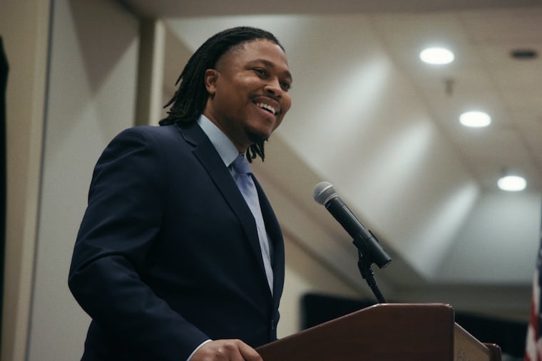 Malcolm Kenyatta in Tim Harris' documentary, "Kenyatta: Do Not Wait Your Turn." The film is awaiting distribution.