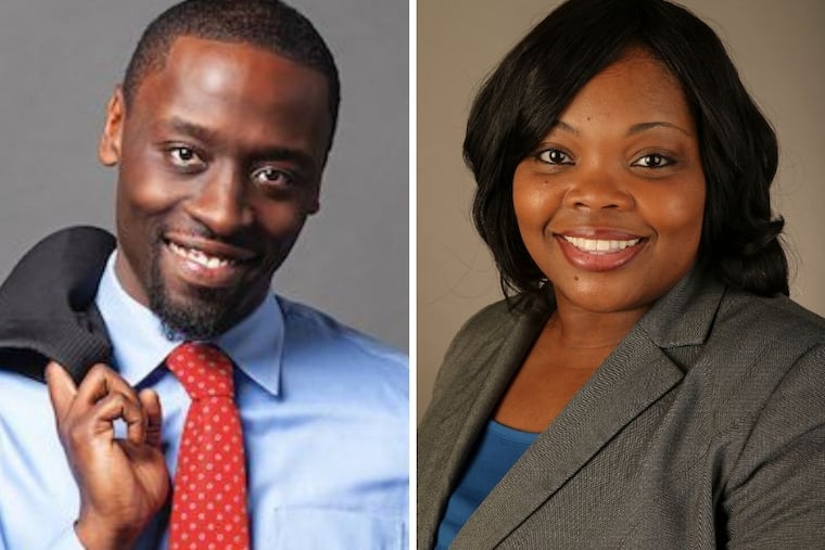 Councilmembers Isaiah Thomas and Katherine Gilmore Richardson.