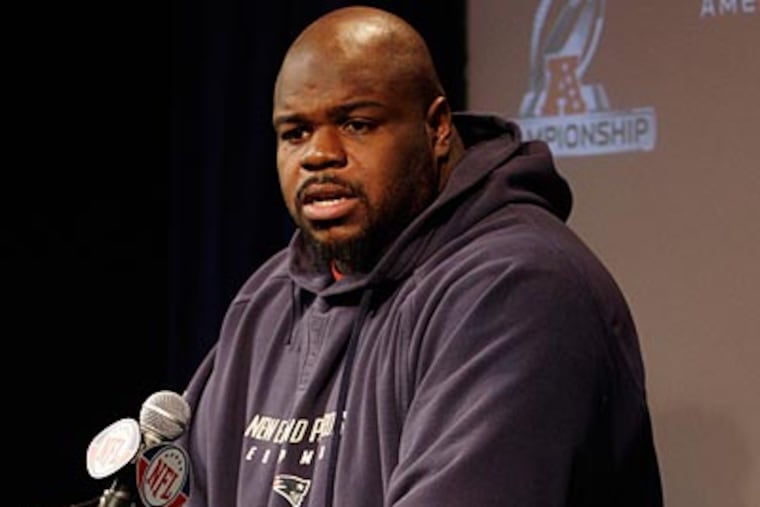 "Sometimes I make plays that are noticeable and sometimes I don't," Vince Wilfork said. (Stephan Savoia/AP)