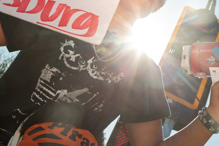 A young protesters at a demonstration against a planned data center in Pittsburg, Calif., Aug. 3, 2026. The centers are shaping up to be a major issue in the midterm elections.