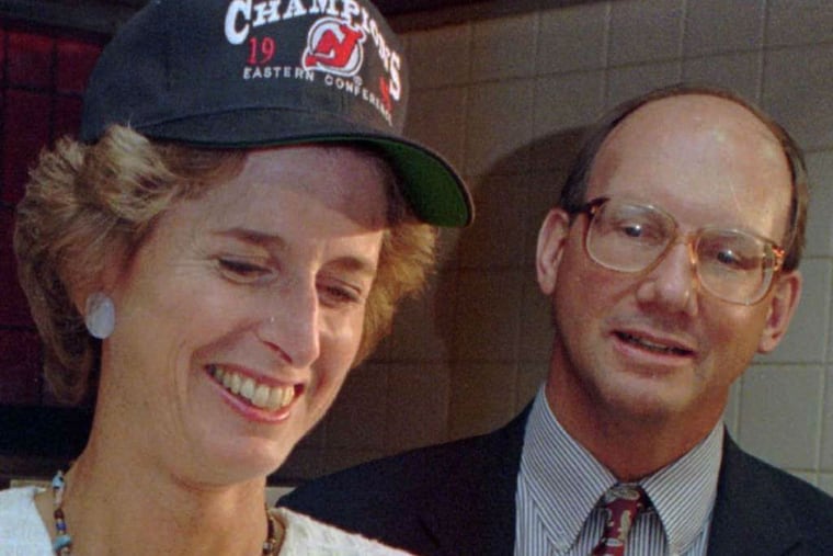 John R. Whitman with his wife, Christie, in 1995. (AP, file)