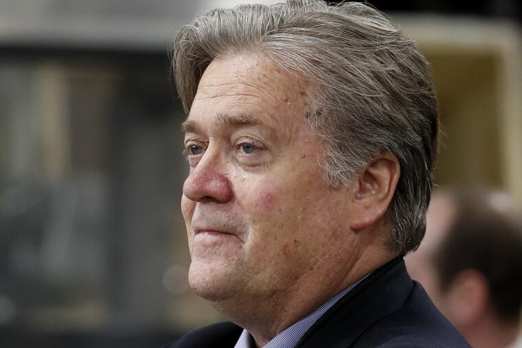 Steve Bannon, for White House chief strategist
