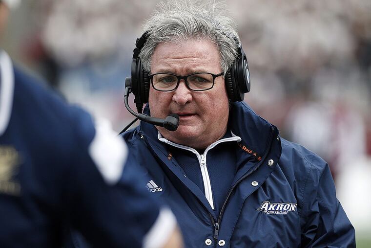 Akron head coach Terry Bowden.