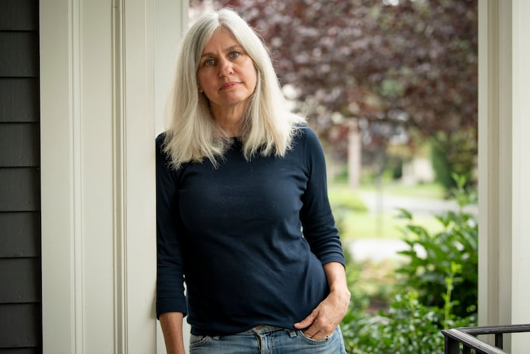 Susan Retik, co-founder of Beyond the 11th, a non-profit which supports widowed Afghan women, outside her home in Needham, Mass. She says her charity will go forward despite the Taliban takeover in Afghanistan.