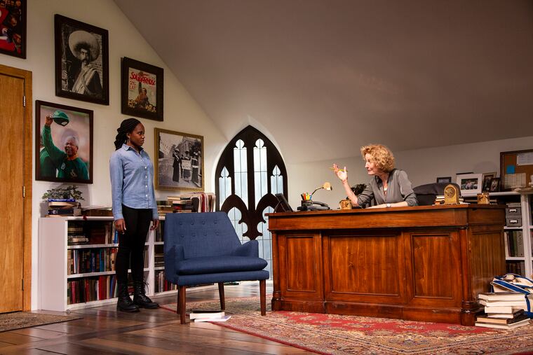 Jordan Boatman (left) and Lisa Banes in "The Niceties," through Feb. 10 at the Berlind Theatre, McCarter Theatre Center, Princeton, N.J.