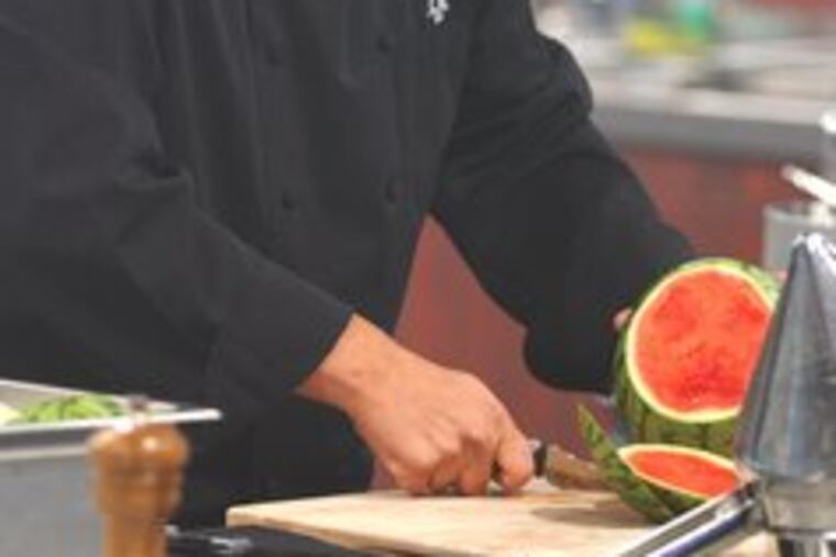 In the pressure cooker at the top of the food chain: Jose Garces, who owns several hot Philly restaurants, battled Bobby Flay on "Iron Chef America." The show runs tonight.