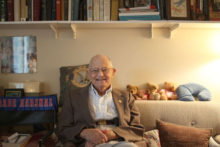 Harry Gross at his home in summer 2014: Among his mantras were "Live beneath your means," and "If it sounds too good to be true, it is too good to be true." STEPHANIE AARONSON/Staff photographer