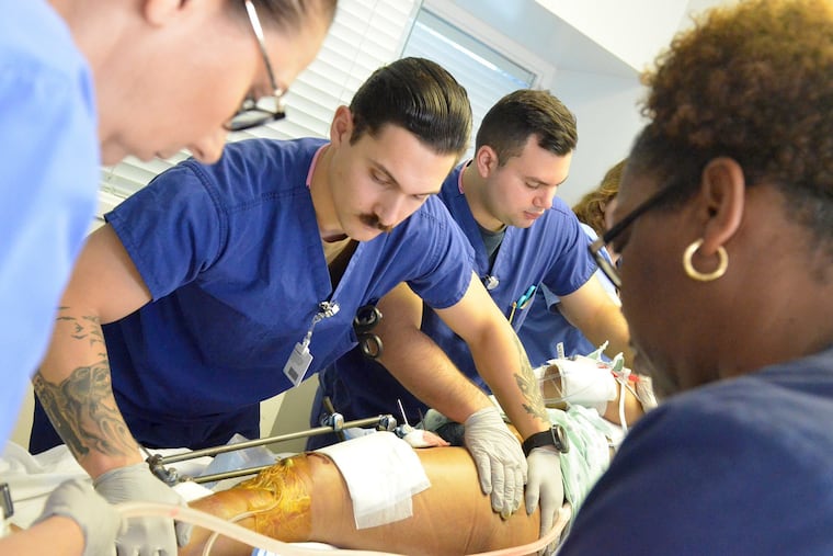 Sailors participating in Navy Medicine's Hospital Corpsman Trauma Training. The U.S. Military Health System is ill-prepared to provide top-notch medical care to wounded service members, write Todd E. Rasmussen and Jeremy W. Cannon.