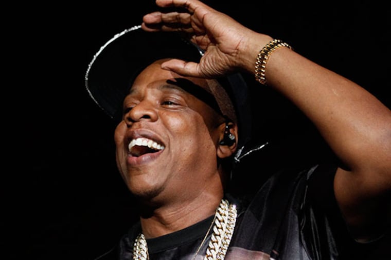 Jay Z performs at Made in America in Philadelphia on September 1, 2012. ( MICHAEL S. WIRTZ / Staff Photographer )