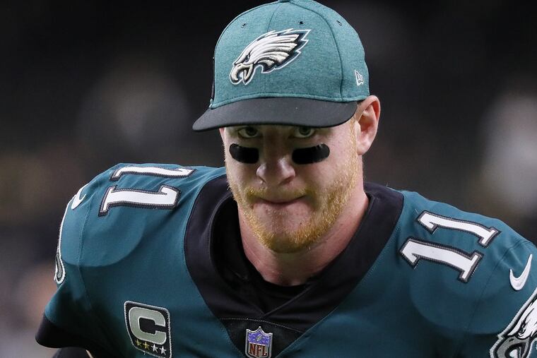 Eagles quarterback Carson Wentz.
