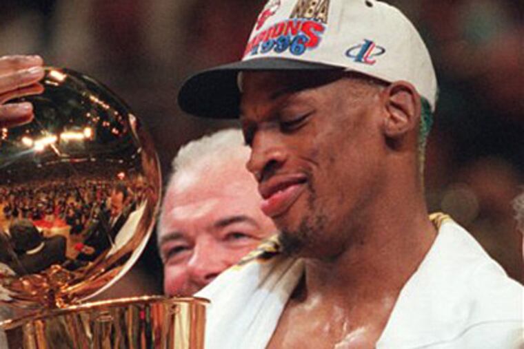 Dennis Rodman is a member of the 2011 Naismith Memorial Hall of Fame class. (Beth A. Keiser/AP file photo)