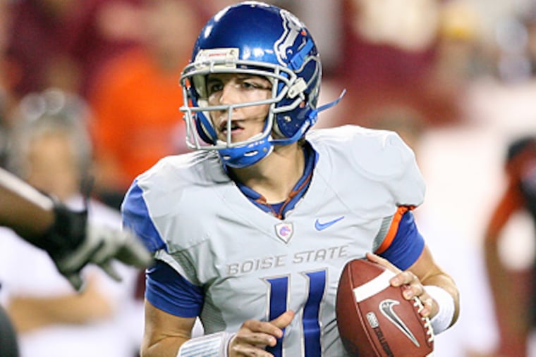 Kellen Moore and Boise State hope to contend for a national title. (AP Photo/Joe Jaszewski/Idaho Statesman)