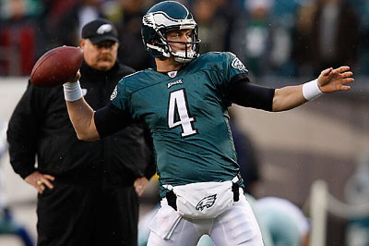 Kevin Kolb could have been used for trade bait during the first round of the draft. (David Maialetti/Staff file photo)