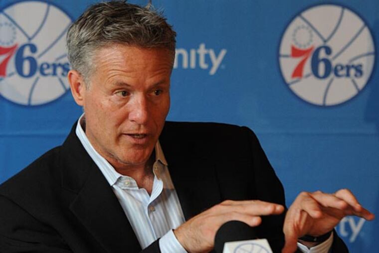 Sixers head coach Brett Brown. (Clem Murray/Staff Photographer)