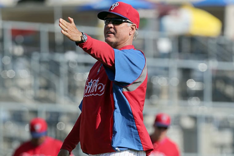 Phillies manager Ryne Sandberg. (Yong Kim/Staff Photographer)