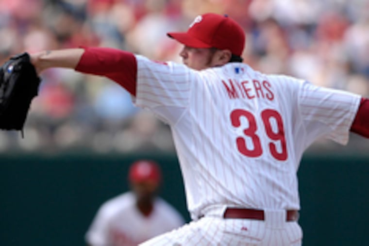 Brett Myers has been solid in relief since moving to the bullpen.