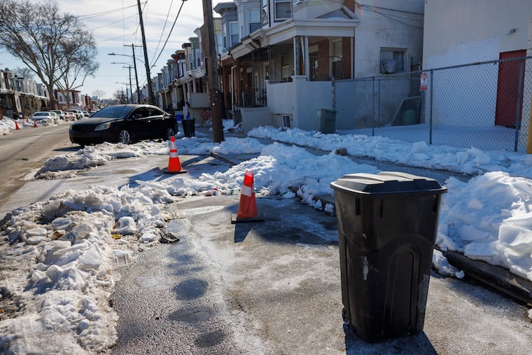 Saved parking spots on N. 25th St.