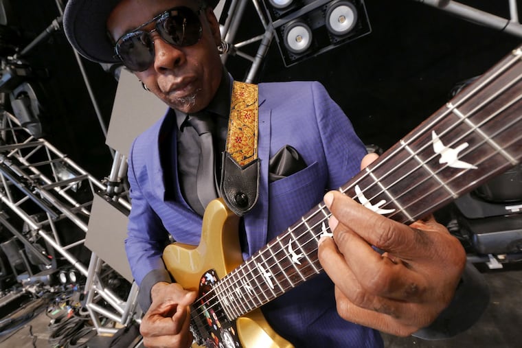 Living Colour guitarist Vernon Reid plays the Living Room & Cricket Cafe on Friday, bringing his 'Verntronics' show to the Ardmore listening room.