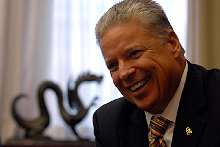 Drexel University President Constantine Papadakis died Sunday from complications of lung cancer. (Sarah J. Glover / File photo)