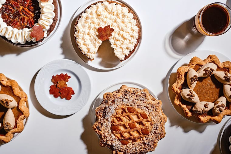 Thanksgiving pies from Vernick Coffee.