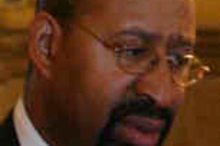 Mayor Nutter said it was time to "stand up and be counted."