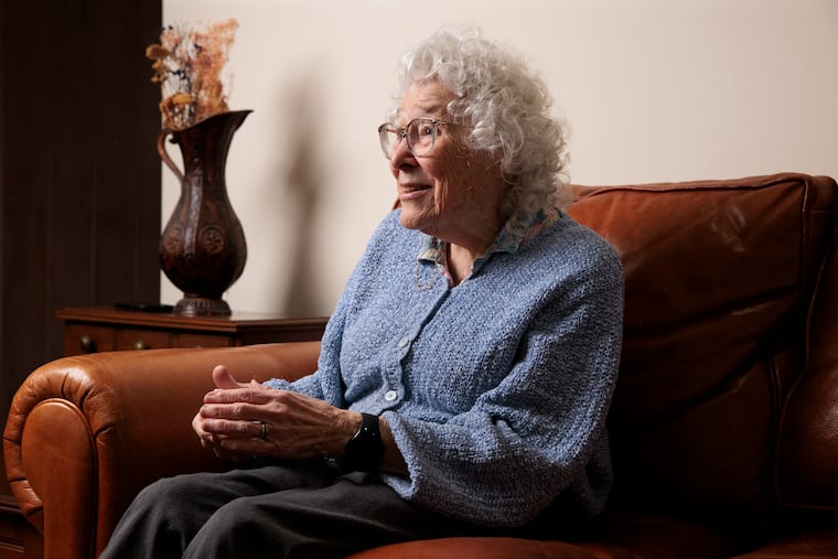 Monique Begg at her home in Moorestown. Begg was named the town's citizen of the year in 2024.